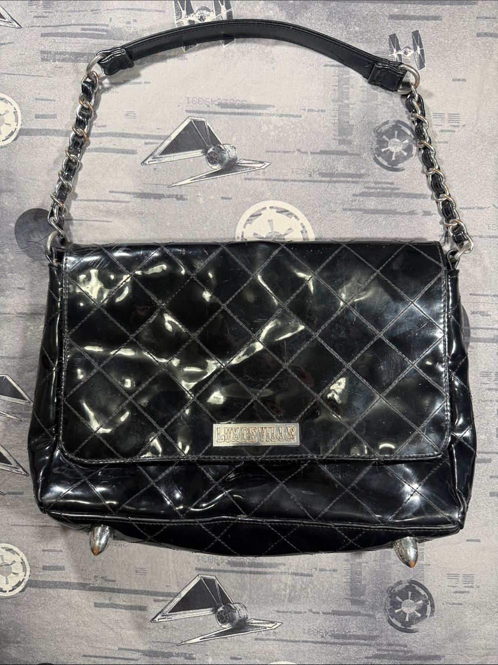 VINTAGE Y2K LUX DE VILLE SALIOR SHOULDER BAG TOTE
